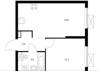 1-ком. квартира на продажу, 37 м2, Москва, ЗАО