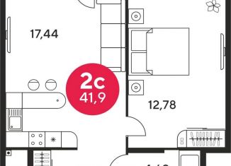 Продается однокомнатная квартира, 41.9 м2, Ростовская область