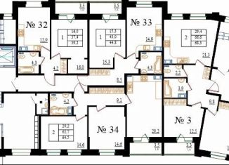 Продается трехкомнатная квартира, 87.8 м2, Ленинградская область, Медицинский проезд