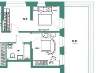 Продам 2-комнатную квартиру, 88.9 м2, Тюмень