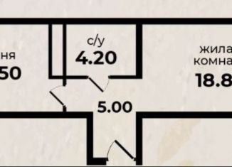 Продается 1-комнатная квартира, 43.3 м2, Михайловск, Прекрасная улица, 21