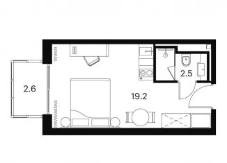 Продам 1-ком. квартиру, 24.3 м2, Москва, Сигнальный проезд, 12, СВАО