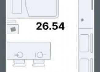 Продаю квартиру студию, 26.5 м2, Санкт-Петербург, Октябрьская набережная, 56, метро Ломоносовская