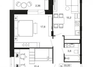 Продается 2-ком. квартира, 64.1 м2, Апрелевка, Пролетарский тупик, 1