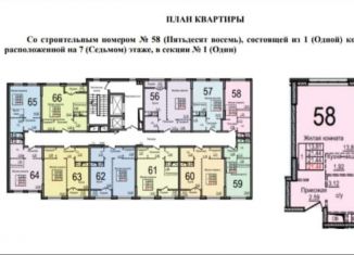 Квартира на продажу студия, 21.4 м2, Балашиха, жилой комплекс Пехра, к11, ЖК Пехра