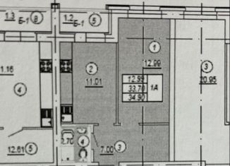 Продам 1-комнатную квартиру, 34.9 м2, село Новая Тура, Дорожная улица, 3