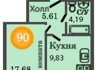 Продажа однокомнатной квартиры, 39 м2, Калининград, Центральный район