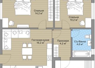 Продажа дома, 68 м2, село Левадки, Банный переулок