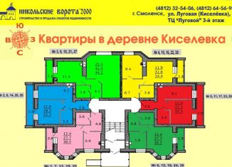Однокомнатная квартира на продажу, 30.5 м2, деревня Киселёвка, Никольская улица, 8