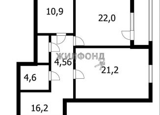 Сдается двухкомнатная квартира, 80 м2, Новосибирск, Овражная улица, 10, ЖК Тихая гавань