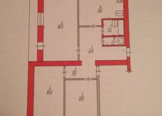 Продаю 3-ком. квартиру, 63 м2, Нижний Ломов, Московская улица, 107