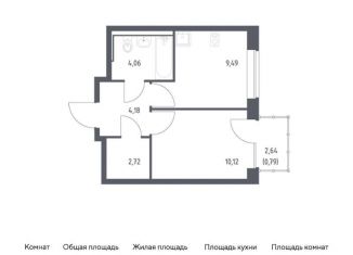 Продажа 1-комнатной квартиры, 31.4 м2, Санкт-Петербург, метро Рыбацкое