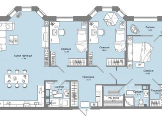 Продажа 4-комнатной квартиры, 114 м2, Киров, улица Свободы, 28, Первомайский район