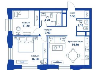 Продается 3-комнатная квартира, 63.5 м2, Москва, Останкинский район