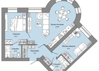 Продам 3-комнатную квартиру, 68 м2, Ульяновск, ЖК Дивный Сад, жилой комплекс Дивный Сад, 6