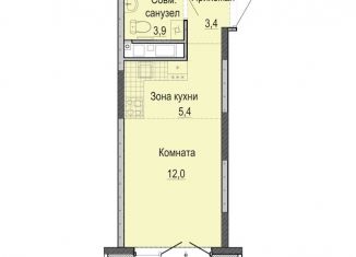 Квартира на продажу студия, 24.7 м2, Ижевск