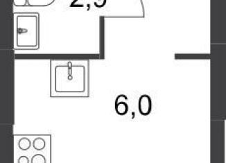 Продам квартиру студию, 20.5 м2, поселение Внуковское, 17-й квартал, к4