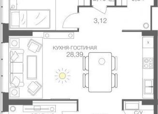 Продажа двухкомнатной квартиры, 81.5 м2, Москва, станция Шелепиха, Шелепихинское шоссе