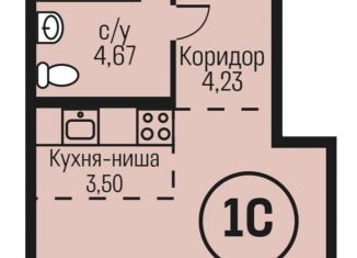 Продается однокомнатная квартира, 27.1 м2, Алтайский край, Южный тракт, 15к4