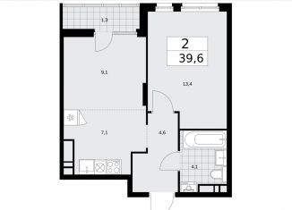 Продается 2-комнатная квартира, 39.6 м2, поселение Десёновское