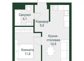 Продажа однокомнатной квартиры, 37.1 м2, Челябинская область