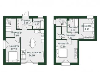 Продаю 3-комнатную квартиру, 95.9 м2, Челябинская область, Спортивная улица, 20