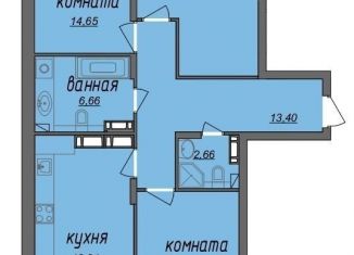 3-комнатная квартира на продажу, 90.1 м2, Владимирская область, Колхозная улица, 24
