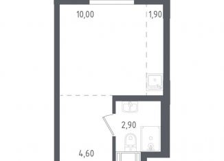 Квартира на продажу студия, 19.4 м2, Люберцы, жилой комплекс Люберцы 2020, к70