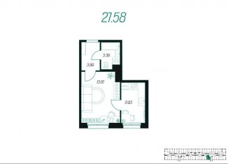 Продажа 1-ком. квартиры, 27.6 м2, Тула, Привокзальный территориальный округ