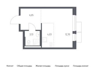 Квартира на продажу студия, 25.9 м2, поселение Рязановское, жилой комплекс Подольские Кварталы, к1