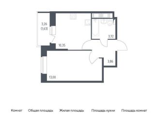 Продажа 1-ком. квартиры, 32.6 м2, Колпино, жилой комплекс Новое Колпино, к39