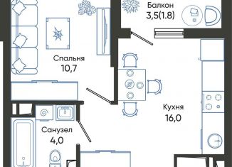 Продажа 1-ком. квартиры, 32.5 м2, Новороссийск