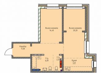 Продается 2-комнатная квартира, 61.5 м2, Иркутск, ЖК Стрижи Сити