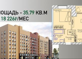 Квартира на продажу студия, 35.8 м2, посёлок Московский, Новая улица, 17