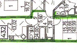 Однокомнатная квартира на продажу, 40 м2, Санкт-Петербург, ЖК Огни Залива, улица Маршала Захарова, 8