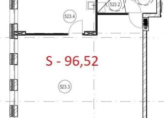 Продажа офиса, 96.52 м2, Новосибирск, Большевистская улица, 35, метро Речной вокзал