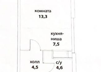 Продаю двухкомнатную квартиру, 44.4 м2, Москва, ЖК Сердце Столицы, Шелепихинская набережная, 34к6