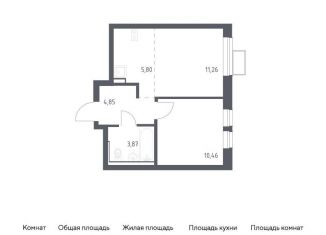Продажа 2-комнатной квартиры, 36.2 м2, посёлок Жилино-1, ЖК Егорово Парк, жилой комплекс Егорово Парк, к2