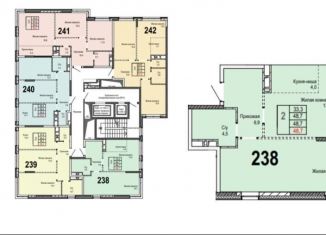 Продажа 2-комнатной квартиры, 48.7 м2, Долгопрудный, Парковая улица, 46к1
