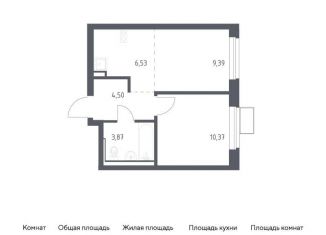 Продам 1-ком. квартиру, 34.7 м2, посёлок Жилино-1, жилой комплекс Егорово Парк, к3.1