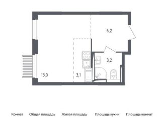 Квартира на продажу студия, 25.5 м2, Московская область, жилой комплекс Мытищи Парк, к4