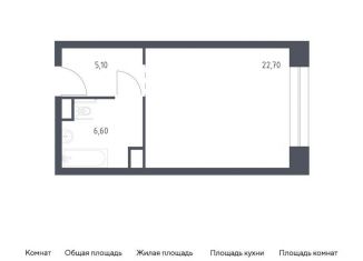 Продажа квартиры студии, 34.4 м2, Москва, метро Серпуховская, Стремянный переулок, 2
