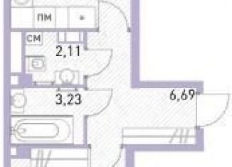 Продается двухкомнатная квартира, 45.3 м2, Балашиха, жилой комплекс Столичный, к22, ЖК Столичный