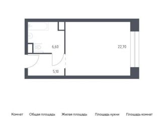 Продается квартира студия, 34.4 м2, Москва, Стремянный переулок, 2, метро Павелецкая