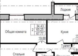 Продаю 2-комнатную квартиру, 68 м2, Марий Эл, улица Ползунова, 48