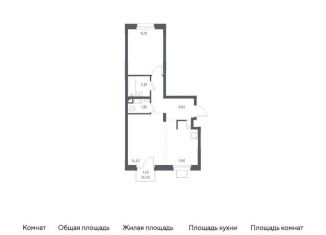 Продажа 1-комнатной квартиры, 49.8 м2, Люберцы, жилой комплекс Люберцы 2020, к70