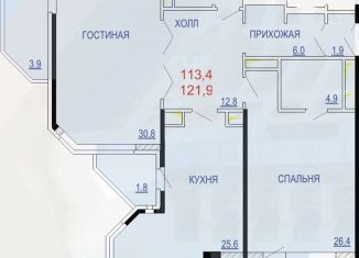 Продаю 3-комнатную квартиру, 122 м2, Москва, улица Архитектора Власова, 6, ЖК Вавилово