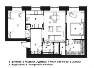 Продаю 3-ком. квартиру, 67 м2, Москва, Житная улица, 10с2, Житная улица