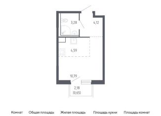 Продам квартиру студию, 23.4 м2, Тюменская область, жилой комплекс Чаркова 72, 1.2