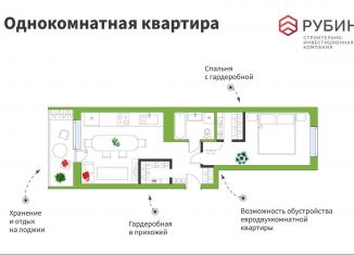 Продается однокомнатная квартира, 44.4 м2, Архангельская область, проспект Ломоносова, 98